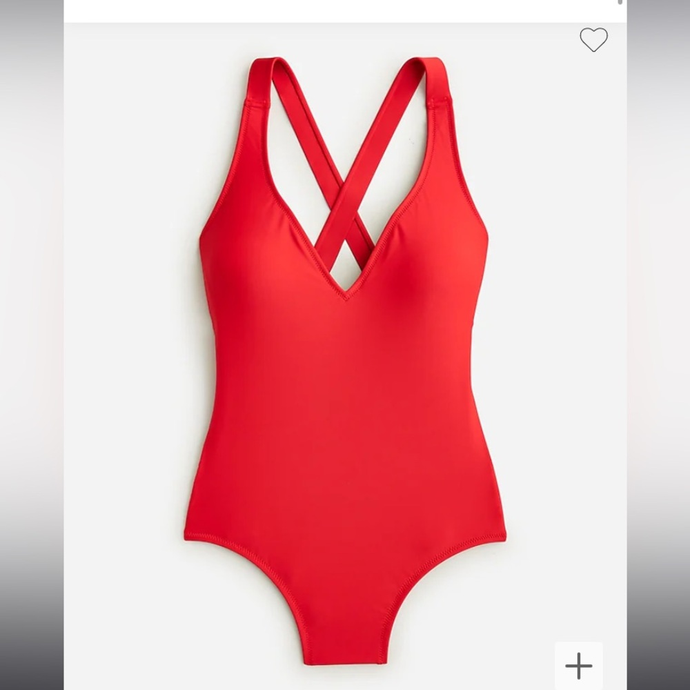 High-support cross-back one-piece